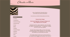 Desktop Screenshot of claudiamariedesign.com