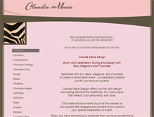 Tablet Screenshot of claudiamariedesign.com